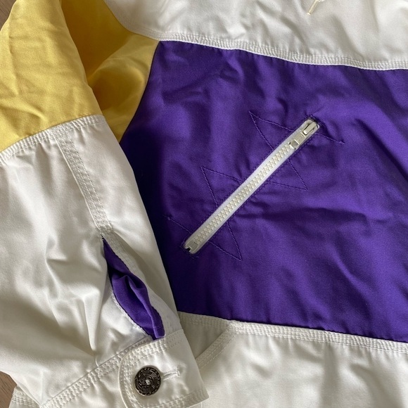 Vintage Mulberry Street Womens 80s Lined Wind Breaker Parachute Jacket Size XL - Picture 7 of 13